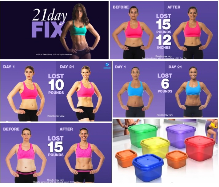 21 day fix before and afters